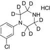 1-(3-Chlorophenyl)piperazine-d8 hydrochloride solution