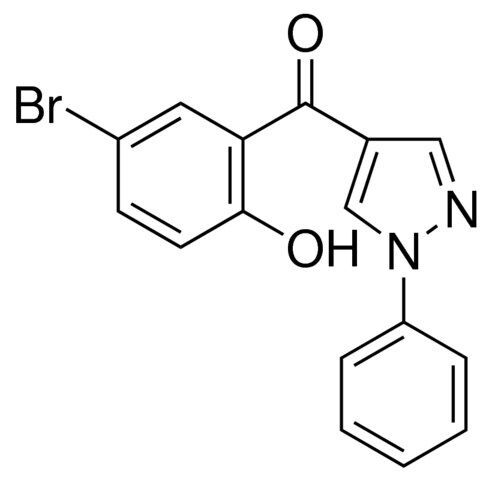 (5-Bromo-2-hydroxy-phenyl)-(1-phenyl-1H-pyrazol-4-yl)ketone