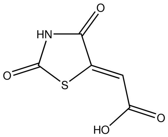 (2Z)-(2,4-Dioxo-1,3-thiazolidin-5-ylidene)acetic acid