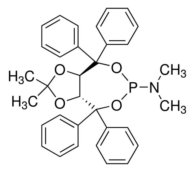 (3aR,8aR)-(−)-(2,2-Dimethyl-4,4,8,8-tetraphenyl-tetrahydro-[1,3]dioxolo[4,5-e][1,3,2]dioxaphosphepin-6-yl)dimethylamine