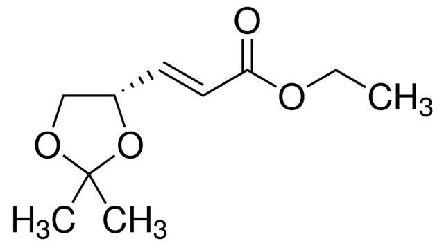 Ethyl (S)-(+)-3-(2,2-dimethyl-1,3-dioxolan-4-yl)-2-propenoate,predominantly trans