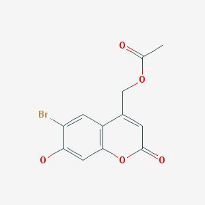 6-Bromo-7-hydroxycoumarin-4-ylmethyl acetate