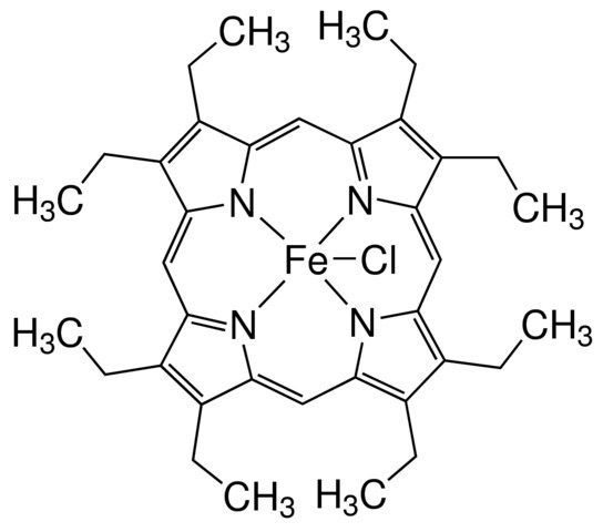 2,3,7,8,12,13,17,18-Octaethyl-21H,23H-porphine iron(III) chloride