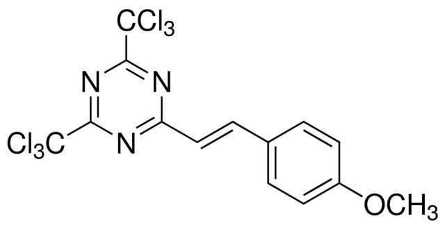 2-(4-Methoxystyryl)-4,6-bis(trichloromethyl)-1,3,5-triazine