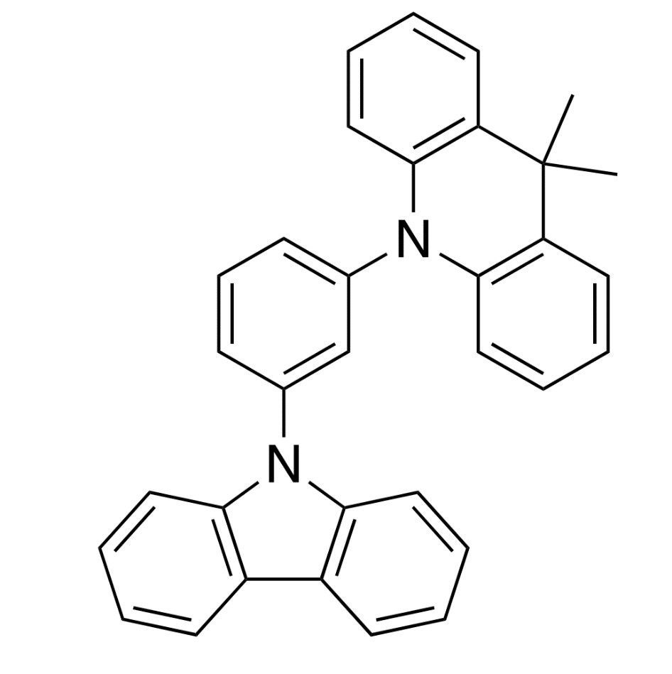 10-(3-(9H-carbazol-9-yl)phenyl)-9,9-dimethyl-9,10-dihydroacridine