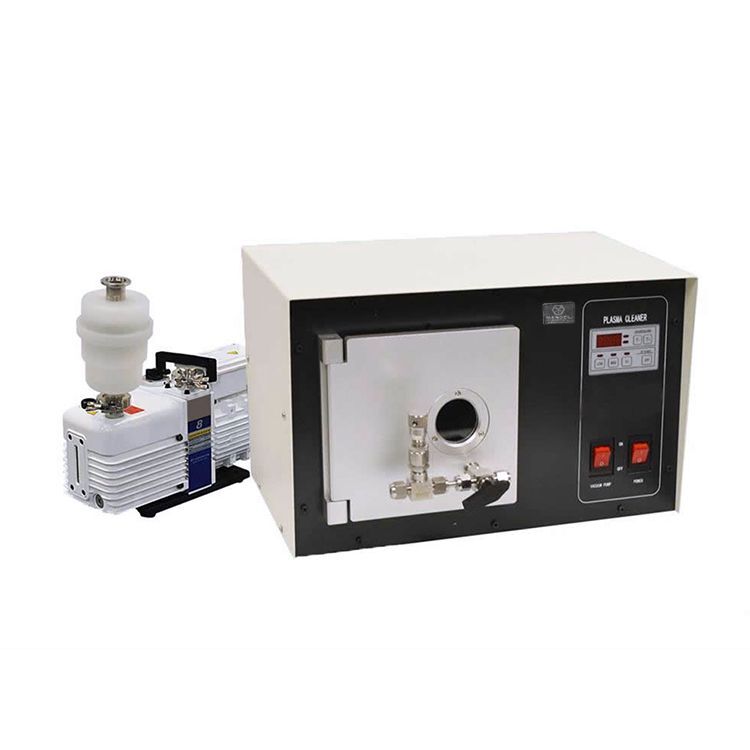 Medium plasma cleaner with vacuum pump